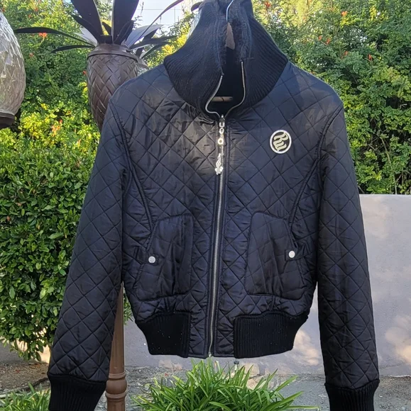 Vtg Rocawear Quilted Faux Fur Reversible Jacket - Picture 6 of 12